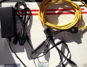 Outdoor 12V 2.5A Shielded Cat5e Cable Passive PoE Injector Splitter Kit 100' USA