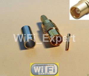 10 x MCX straight Female plug connector for RG316 RG174 RF cable crimp & solder