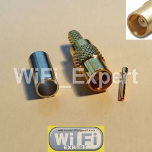 10 x MCX straight Female plug connector for RG316 RG174 RF cable crimp & solder