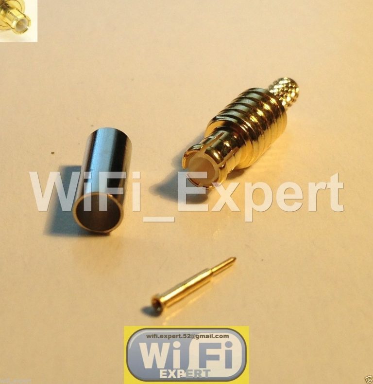 100x MCX Straight male plug crimp RG174 RG316 RG179 RG188 RF Cable High Qual USA