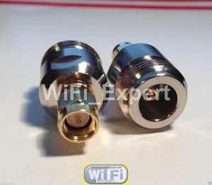 N Type Female Jack to SMA Male Plug straight RF adapter connector