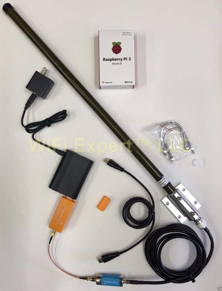 FlightAware ADS-B Complete System Raspberry + 1090MHz Antenna + USB + SMA Filte
