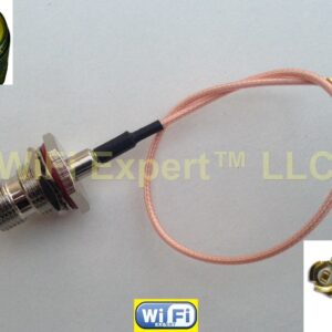 RG178 Cable Mini PCI U.FL / IPX to TNC Antenna WiFi Pigtail Cable - Image 2