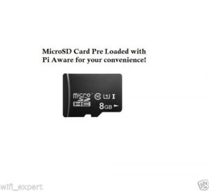 MicroSD card with ADS-B PiAware for Raspberry Pi Pre-Loaded for FlightAware 8GB