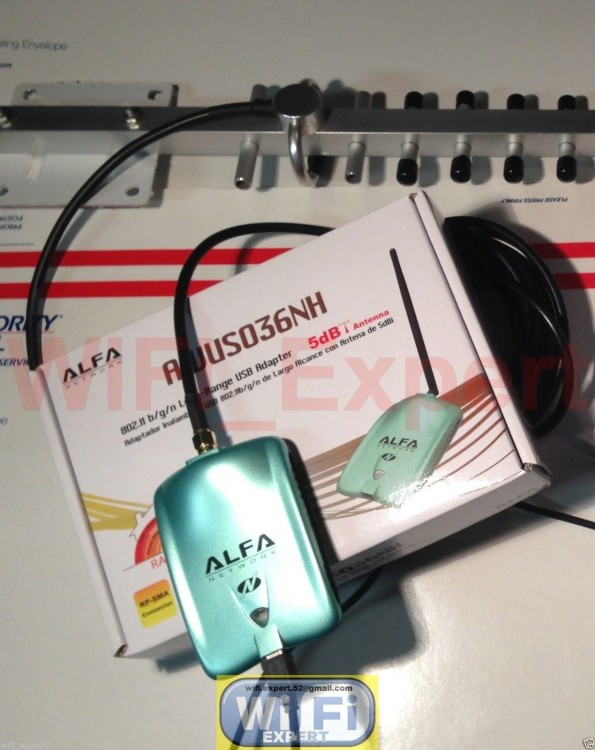 WiFi Antenna 18dBi YAGI + ALFA N Super Long Range Booster GET FREE INTERNET